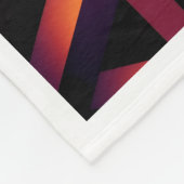 Geometrisches 3D-Optik-Illusionsmuster-Fleece-Deck Fleecedecke (Ecke)