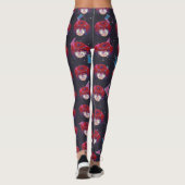 Geometrisches 90er Retro-Anime   Leggings (Rückseite)