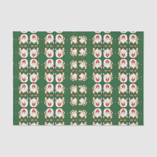 Geometrisches Abstract Design für Weihnachten Seidenpapier (Vorderseite)