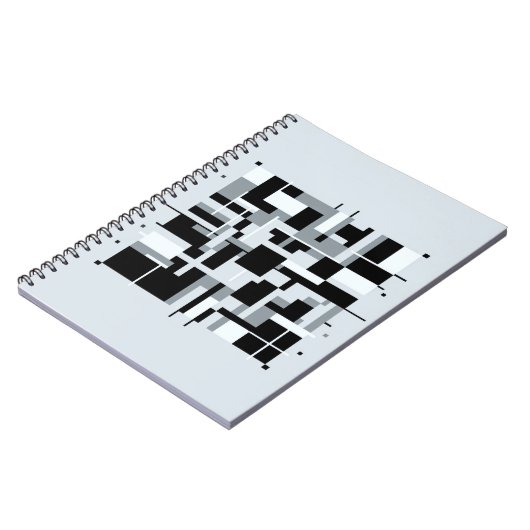 Geometrisches Abstrakt Blocks-Notebook Notizblock (Linke Seite)