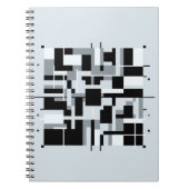 Geometrisches Abstrakt Blocks-Notebook Notizblock (Vorderseite)