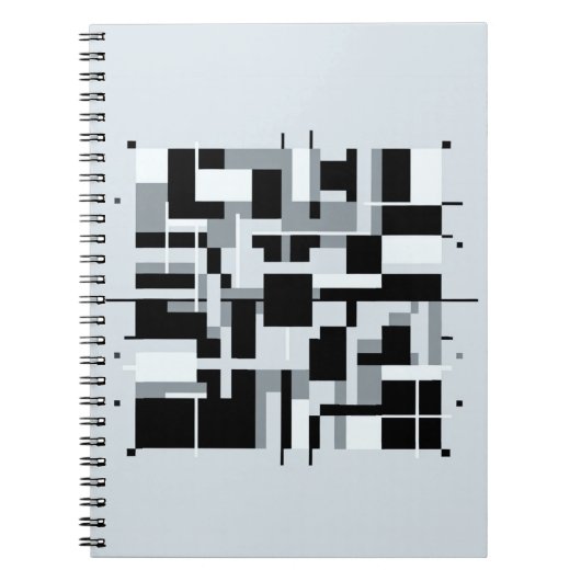 Geometrisches Abstrakt Blocks-Notebook Notizblock (Vorderseite)