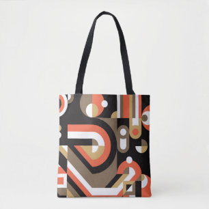 Geometrisches Abstrakt: Futuristisches Artwork-Des Tasche
