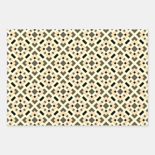 Geometrisches Abstrakt Geschenkpapier Set (Vorderseite 2)