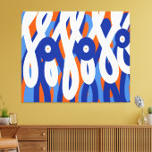 Geometrisches abstrakt leinwanddruck (Insitu (Wohnzimmer))