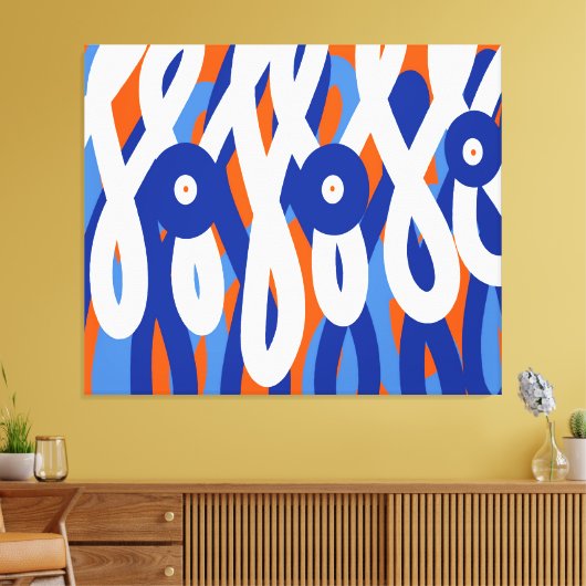 Geometrisches abstrakt leinwanddruck (Insitu (Wohnzimmer))