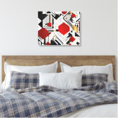 Geometrisches Abstrakt Leinwanddruck (Insitu (Schlafzimmer))