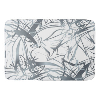 Geometrisches Abstrakt minimales Design moderner F Badematte