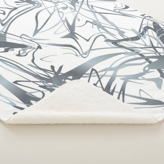 Geometrisches Abstrakt minimales Design moderner F Sherpadecke (3/4)