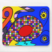 Geometrisches abstrakt mousepad (Vorne)