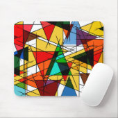Geometrisches Abstrakt Mousepad (Mit Mouse)