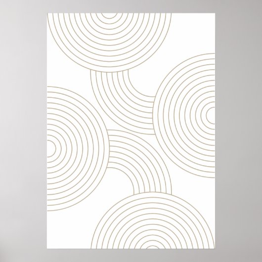 Geometrisches abstrakt poster (Vorne)