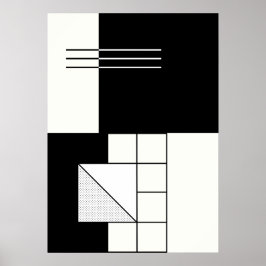 Geometrisches Abstrakt Poster