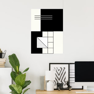 Geometrisches Abstrakt Poster