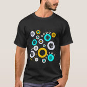 Geometrisches abstrakt T-Shirt (Vorderseite)