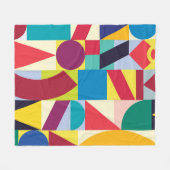 Geometrisches Abstrakt: Vintages Nahtloses Muster. Fleecedecke (Vorderseite (Horizontal))