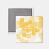 Geometrisches Abstrakte "Melon" Magnet (Vorderseite/Rückseite)