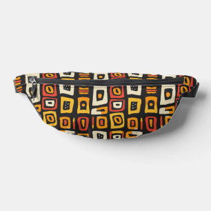 Geometrisches Abstraktes afrikanisches Muster Bauchtasche