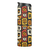 Geometrisches Abstraktes afrikanisches Muster Thermosbecher (Nach rechts gedreht)