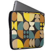 Geometrisches abstraktes Artwork-Poster mit farben Laptopschutzhülle (Vorne Rechts)