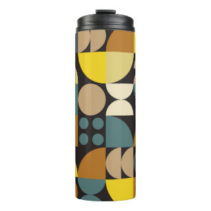 Geometrisches abstraktes Artwork-Poster mit farben Thermosbecher