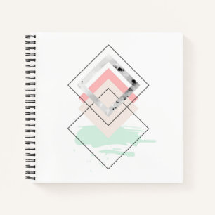 Geometrisches abstraktes Design Notizblock
