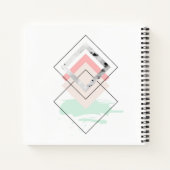 Geometrisches abstraktes Design Notizblock (Rückseite)