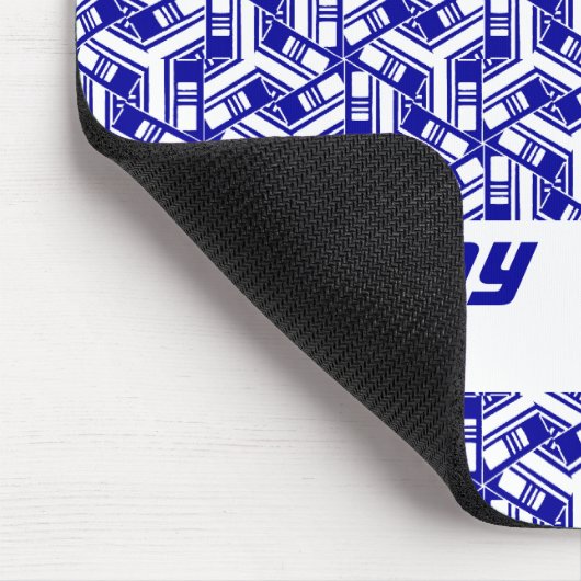 Geometrisches Abstraktes Geschäft Mousepad (Ecke)