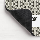 Geometrisches Abstraktes Geschäft Mousepad (Ecke)