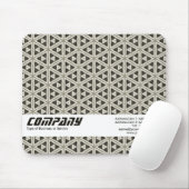 Geometrisches Abstraktes Geschäft Mousepad (Mit Mouse)