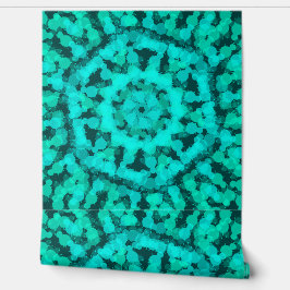 Geometrisches abstraktes grünes Design Tapete