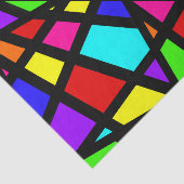 Geometrisches abstraktes Hartglas Seidenpapier (Ausschnitt)