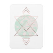 Geometrisches Abstraktes Kunstdesign Magnet (Vertikal)