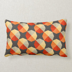Geometrisches abstraktes lumbales Kissen 13" X 21