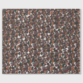 Geometrisches Abstraktes Mittelalter Moderne Geschenkpapier (Flach)