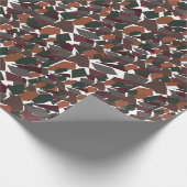 Geometrisches Abstraktes Mittelalter Moderne Geschenkpapier (Ecke)