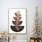 Geometrisches abstraktes modernes Mindest-Wand-Pos Poster