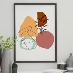 Geometrisches, abstraktes modernes pastellfarbenes poster<br><div class="desc">Geometrische abstrakte minimale moderne pastellfarbene Tapisserie</div>