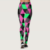 Geometrisches Abstraktes Mosaik Leggings (Rückseite)
