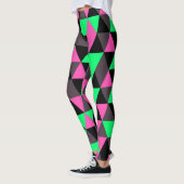 Geometrisches Abstraktes Mosaik Leggings (Links)