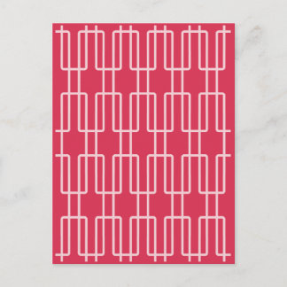 Geometrisches abstraktes Muster 1 Postkarte