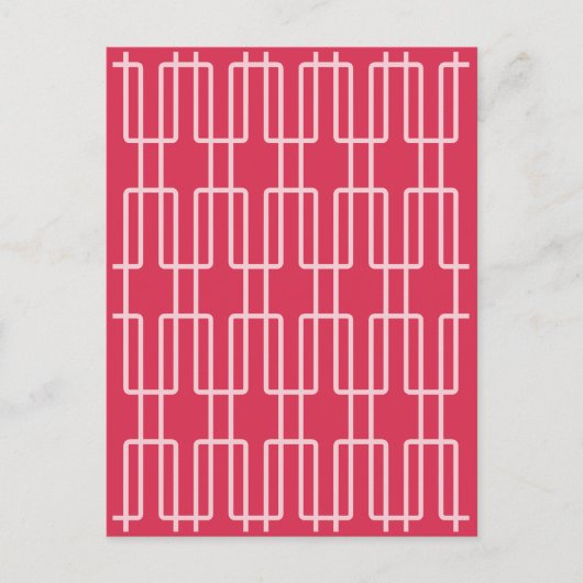 Geometrisches abstraktes Muster 1 Postkarte (Vorderseite)