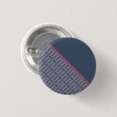 Geometrisches abstraktes Muster 2 Button (Vorne & Hinten)