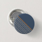 Geometrisches abstraktes Muster 2 Button (Vorne & Hinten)