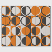 geometrisches abstraktes Muster aus der Mitte des  Geschenkpapier (Flach)
