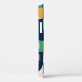 Geometrisches abstraktes Muster: buntes, modernes Case-Mate iPhone Hülle (Rückseite / Rechts)