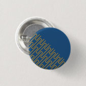 Geometrisches abstraktes Muster Button (Vorne & Hinten)