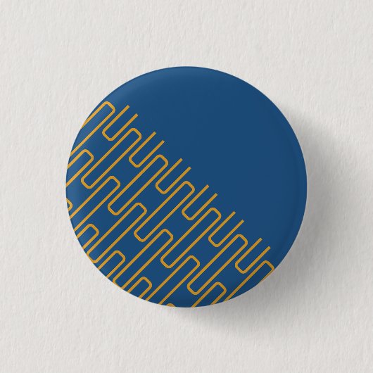 Geometrisches abstraktes Muster Button (Vorderseite)