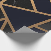 Geometrisches Abstraktes Muster Geschenkpapier (Ecke)
