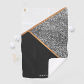 Geometrisches Abstraktes Muster Golfhandtuch (Insitu)